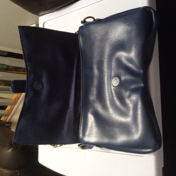 Matt by Matt & Nat Purse Vegan Leather Moto Style with Chains and Studs - Picture 2 of 4